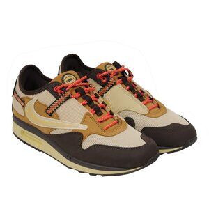 Nike Mens Cactus Jack Air Max 1 CJ Sneakers Size US 11 Baroque Brown Tan Orange